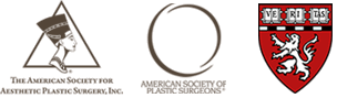The American Society of Plastic Surgeons and The American Society for Aesthetic Plastic Surgery logos